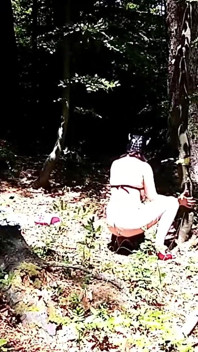 Kinky Couple Caught Playing in the Woods