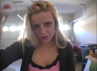 Femdom Austria: Blonde bitch smoking a cigarette in a close up video
