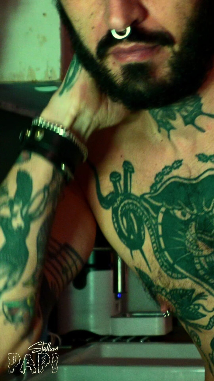 Stallion papi: Morbid, Tattoos, Lefa