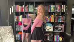 Nerdy Nympho: [4k] Průhledná růžová top try na haul