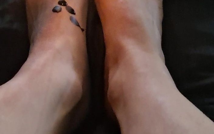 Naughty alchemy: Dripping Candle Wax Over My Perfect Feet