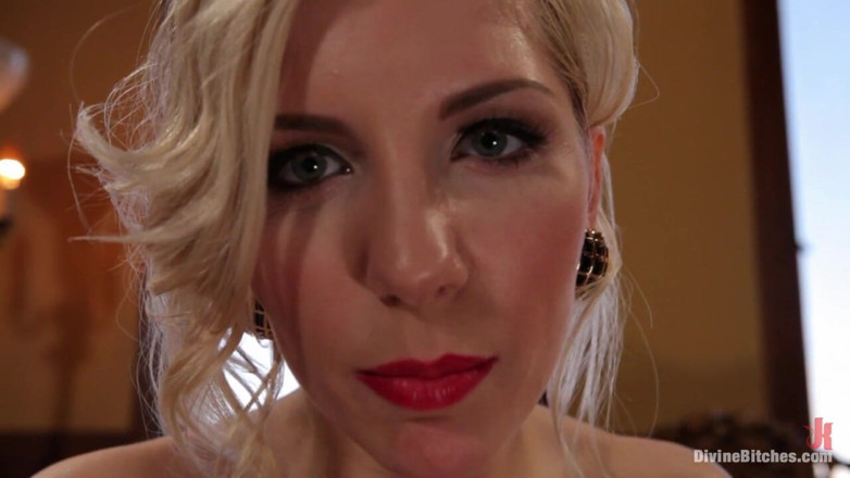 Divine Bitches by Kink: 여주인 ashley 화재 제대로 자지를 쓰다듬는 방법을 가르쳐! POV 자위 보너스