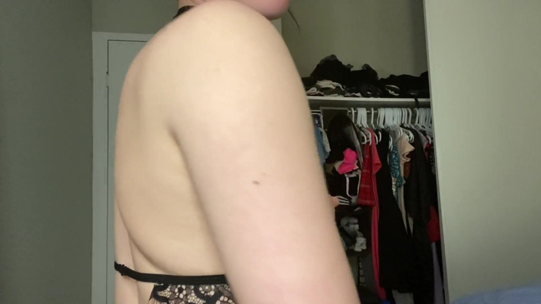 Nadia Foxx: Zkoušení shein spodního prádla s detailními záběry a škádlení kalhotkami bez...