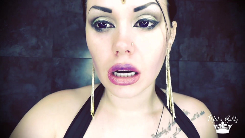 Goddess Misha Goldy: 飽くなき飢えを感じる暗黒の女神!