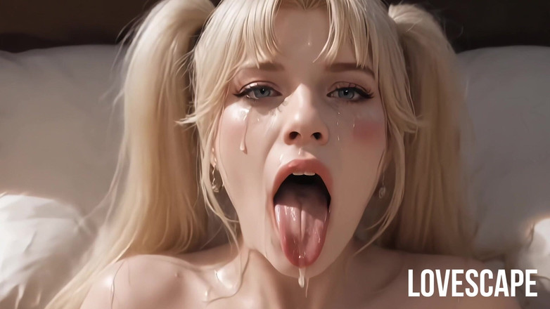 Lovescape: Doppelproblemen: geile blondine &amp;braune schönheiten werden roh und nass gefickt