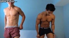 1. eşcinsel deneyimi! Parçalanmış jarod mızrak bakire delik Ken Ott'u sikiyor