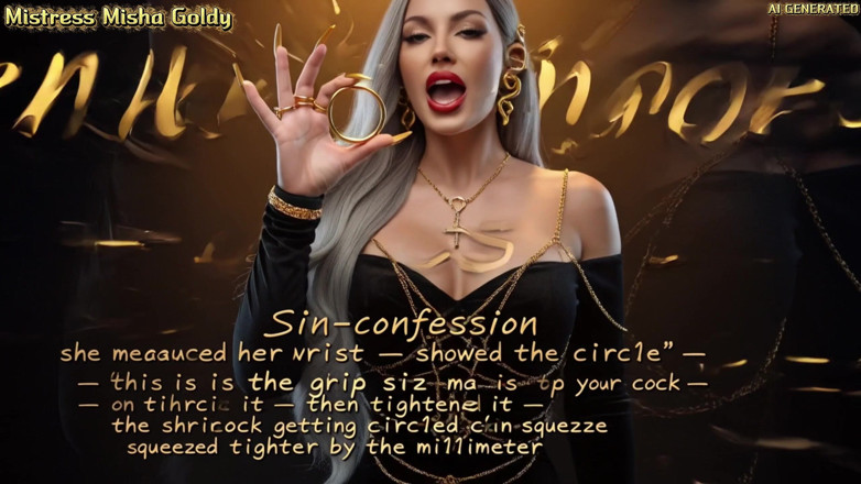 Goddess Misha Goldy: Sleduj můj prst