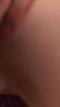 Busty brunette teen is fingering her wet pussy before getting fucked