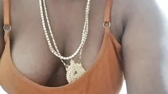 Chubby Tamil Aunty Plays with in Full Mood
