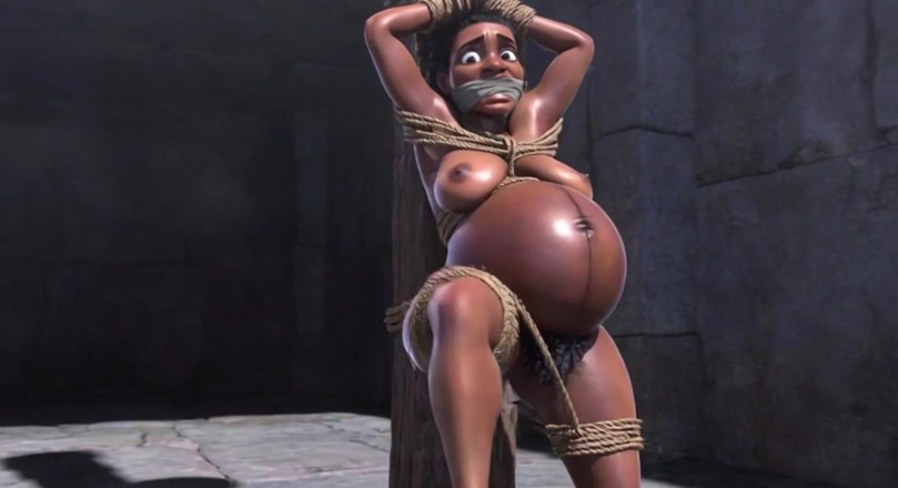 Anime Hentai: Schiava africana incinta in schiavitù - alla disperata ricerca di più...