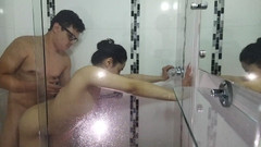 Crisanto999: Ve sprše šukání a nahrávání s mým nevlastním bratrochem