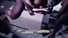 Soiyu Hentai: Medusa Queen Trojka s velkým černým pérem při masáži - 3D Hentai Animace...