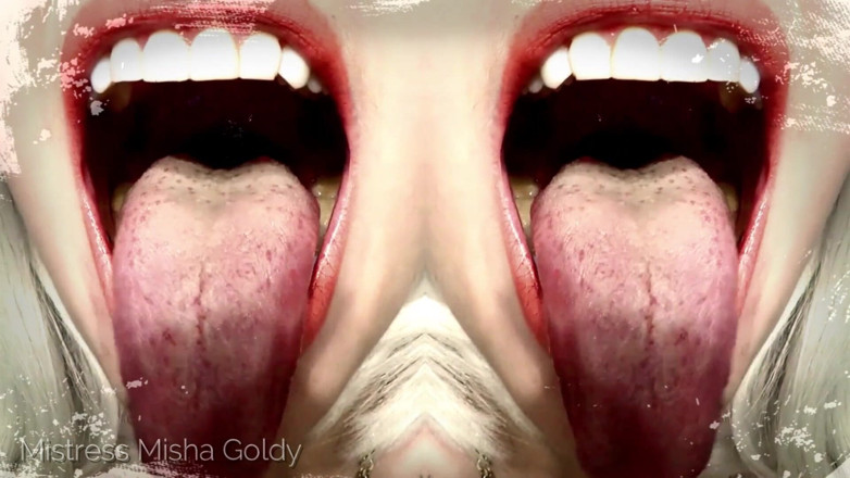 Goddess Misha Goldy: Donne-moi ton jus puis toi-même
