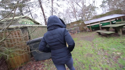 Eronordic: Hot blondie flashes tits and suck cock in Denmark
