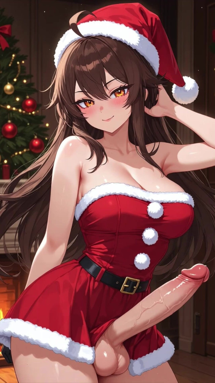 L6RD7BLU3 Transgender AI: Velké transgender ptáky stříkají na dárky a vánoční stromky