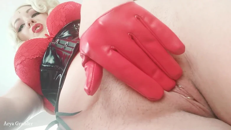 Arya Grander: So heiße muschi und arsch necken Heim-selfie-Video, langsam romantische nackte...