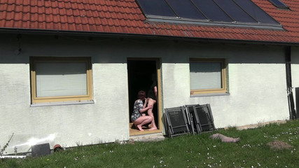 Thumbnail of Brazenly Fucked at the Open Door