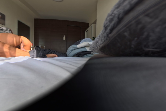Aiko Maine: VR Cozy Bed 360 POV From Behind