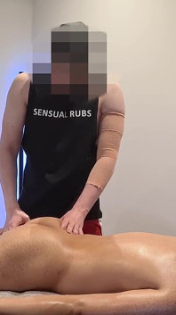 Massive Cumshot After Erotic Massage with Footballsoxjock