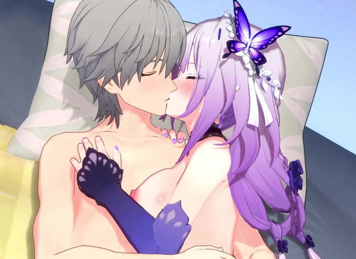 NSFWOtaku: Honkai Star Rail - Castorice X Caelus Namiętny seks - 3D Animacja Hentai