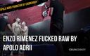 Apolo Adrii pornstar by crunchboy: Enzo Rimenez fucked raw by Apolo Adrii