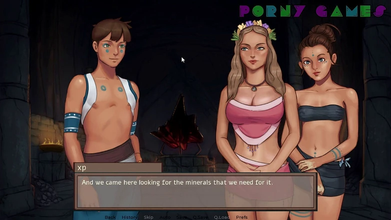 Porny Games: Pies in the sky - Naked on the jungle