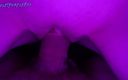 Violet Purple Fox: Meine stiefschwester springt aufgeregt mit ihrer süßen muschi auf meinen...