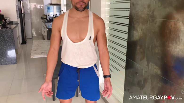 Amateur Gay POV: Pissed Trainer