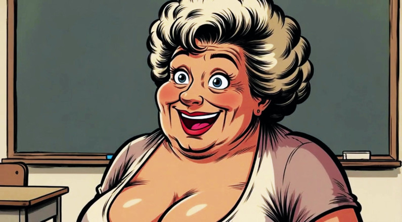AI Porn: Zlobivá výstřihová učitelka škádlí