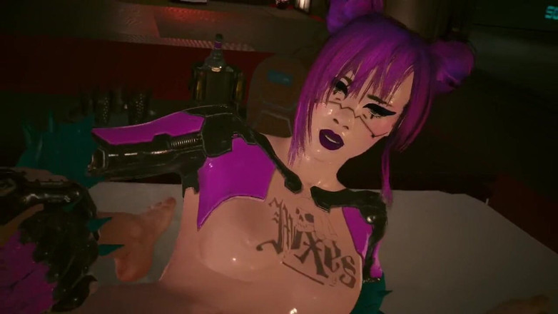 HotSummer117: Cyberpunk 2077 Sex ve třech s Panam a Judy, Songbird a...