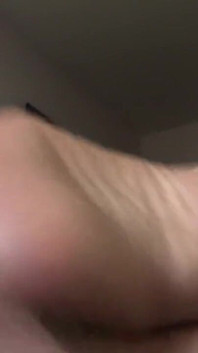 Stepaunt Annette Gives Footjob While She Pretends to Be