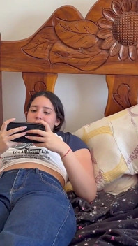 Fantasizing 18-year-old Taped & Gagged by Masked MILF