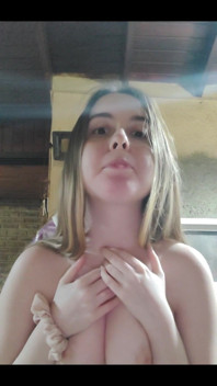 Petite Whore Gropes Her Small Tits in Front of You