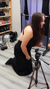 High Heels live anprobieren! Bts