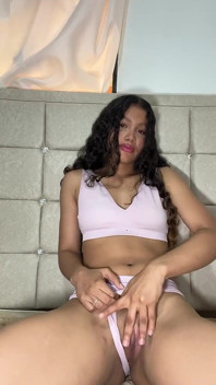 Sweet Teen Pussy Playing with Toy