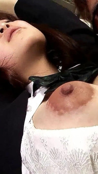 Asian College Teen gets Fucked Hard in Group Sex