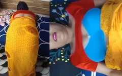 Desi Bhabhi in Yellow Sari Romantic Sex Vedio.