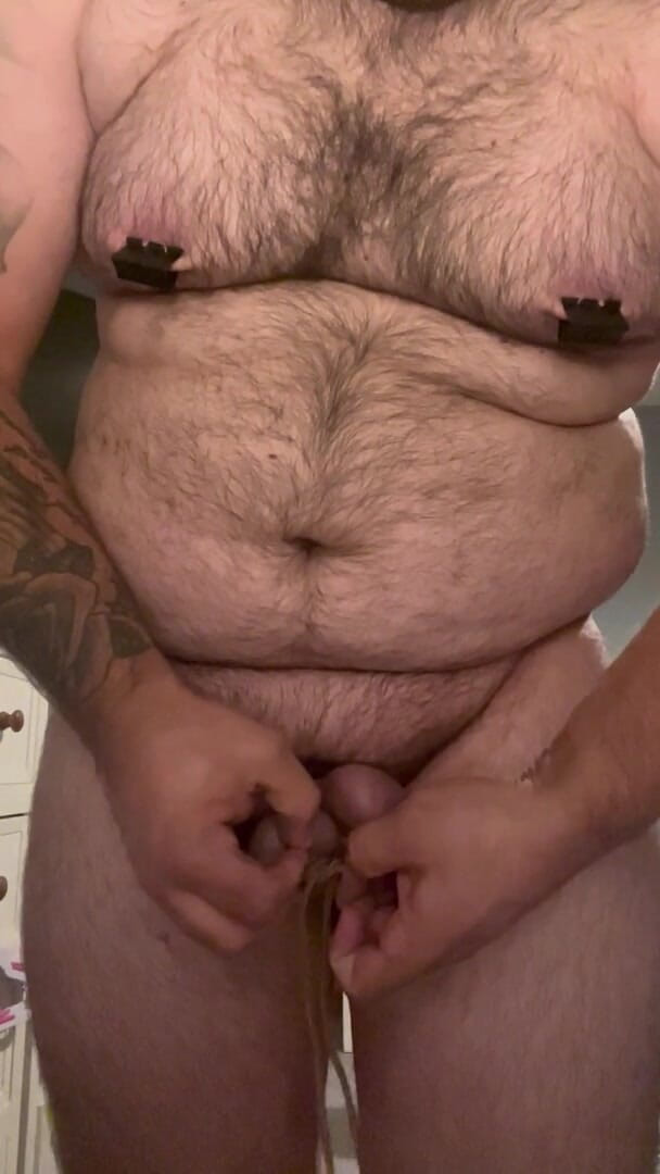 Shaun Cbt: Раздевание после моего кроссдрессера походки с бондажем с последующим моих сосков с 1 булавкой в каждой