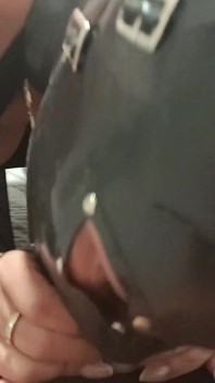 Pantyhose Fetish. MILF Sucks Cock in Nylon and Makes Him Cum POV