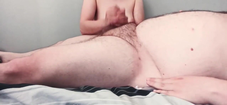 Asian slave & white superchub Master: Macecha dává své dobré Lil Sweaty Boy release session