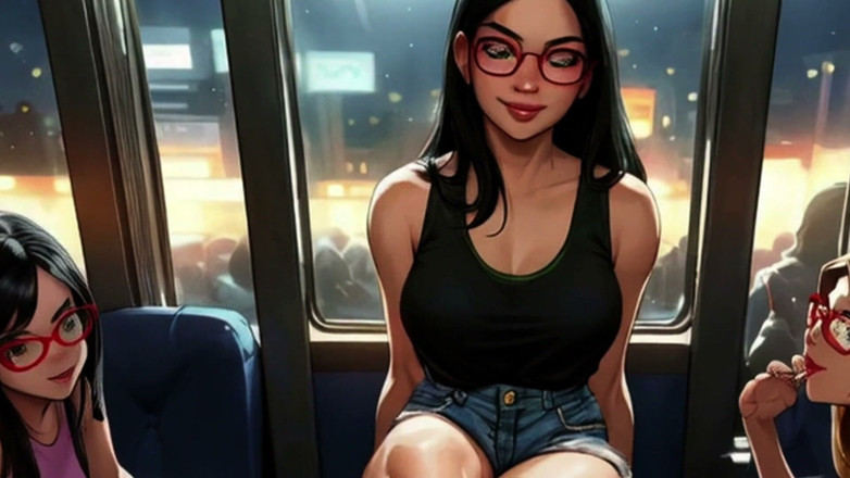 Spicy Toons: Lin Gets Fucked on the Train