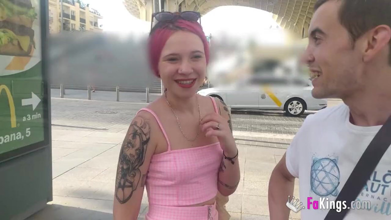 FAKings: Spanish tourist meets Sevilla and gets drilled all around town!