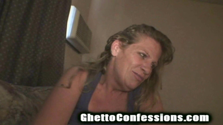 Ghetto Confessions: Ugly Granny Ex Stripper Hooker Bitch Big Tits Blowjob Sperm...