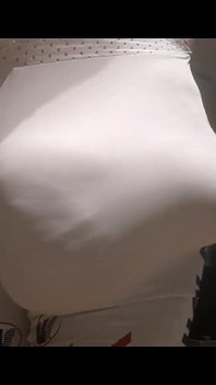 White Sports Wear and Big Extreme Bulging