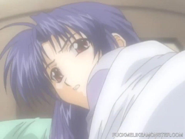 Fuck Me Like a Monster: Hentai cartoon romantic couple enjoys hardcore sex