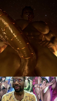 Big Huge Thicc Milky Ass Hard Cock Futa Orc Plops Her Cock All on Your Fucking Face