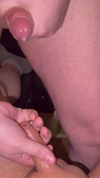 The Best Cumshots of 2 Uncut Cocks From the 4th Quarter