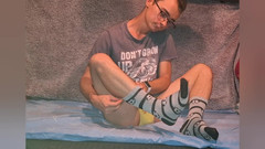 The college boy: I Was Playing with My Cock After College, Wearing Yellow...