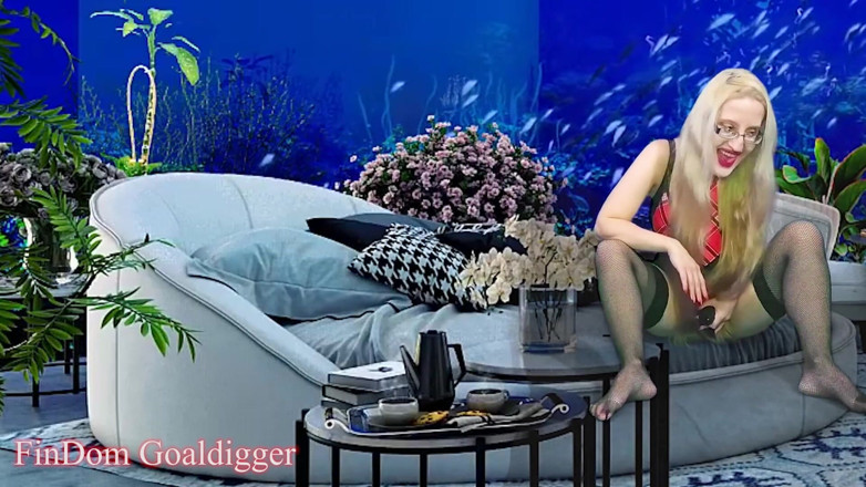 FinDom Goaldigger: Kadın kılıklı sürtük dersi