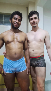 Gay Couple - Clothes to Naked